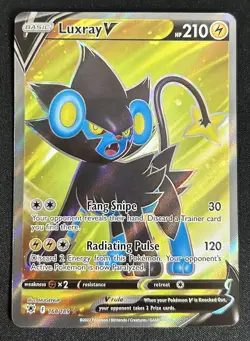 Luxray V 168/189 Astral Radiance Full Art Ultra Rare Holo Pokemon TCG Card NM - Image 1
