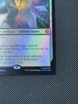The Soul Stone Marvel's Spider-Man Magic The Gathering Foil NM Condition. - Image 3