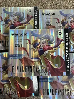 MAGIC: THE GATHERING - FINAL FANTASY SEALED COLLECTOR OMEGA BOOSTER BOX NEW 🔥🔥 - Image 1