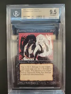 Cuombajj Witches Arabian Nights BGS 9.5Q MTG - Image 1
