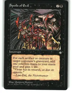 Magic The Gathering - Ice Age Spoils of Evil 51 Rare 1995 - Image 1