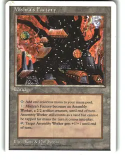 Magic the Gathering - Fourth Edition Mishra's Factory 1995 Uncommon - Image 1