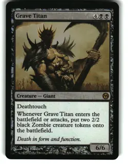 Magic the Gathering - Media Promos Grave Titan 2012 Promo Foil - Image 1