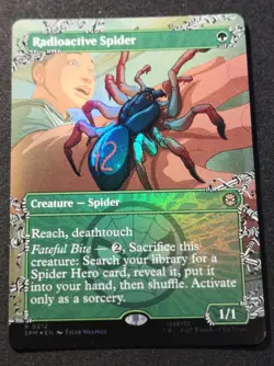 Radioactive Spider - Foil - Borderless - SPM - MTG - EN - NM - 0212 - Image 1