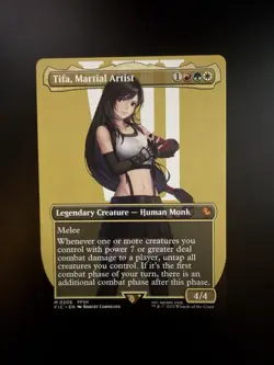 MTG Final Fantasy English Tifa, Martial Artist Borderless 0206 Non-Foil - Image 1