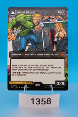 MTG Eddie Brock (Borderless) Marvel's Spider-Man Regular #224 - Image 1