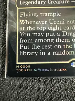 FOIL Ureni of the Unwritten (Commander: Tarkir: Dragonstorm) - Borderless - NM - Image 2