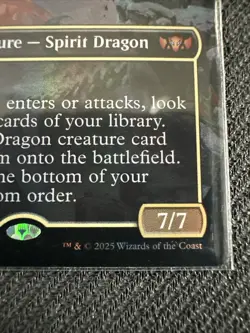 FOIL Ureni of the Unwritten (Commander: Tarkir: Dragonstorm) - Borderless - NM - Image 3