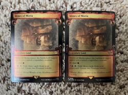 MTG- Mines of Moria x2 - LOTR Showcase Scroll FOIL - Image 1
