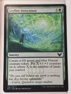 Leyline Invocation - Strixhaven: School of Mages - Magic the Gathering MTG Nice! - Image 1