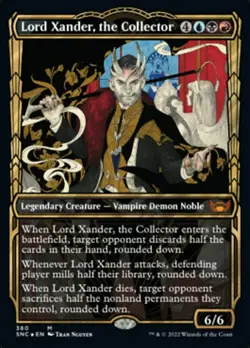 Mint/Near-Mint, English - 1 x MTG Lord Xander, the Collector - Gilded Foil Stree - Image 1