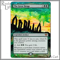 The Great Henge Alter - Hand Painted MTG Altered Art Magic the Gathering - Image 1