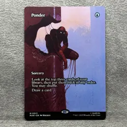 Ponder (Borderless) - Marvel Eternal-Legal (MAR) #13 NM MTG - Image 1