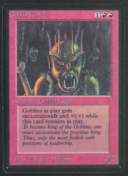Goblin King Beta MTG Card Magic: the Gathering 1993 - Image 1