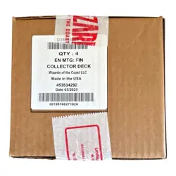 MAGIC THE GATHERING FINAL FANTASY COLLECTOR EDITION COMMANDER DECK - SEALED CASE - Image 1