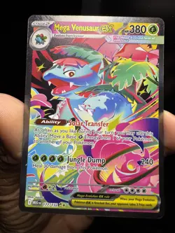 Mega Venusaur EX 177/132 Secret Rare Pokemon Mega Evolution Near Mint Pack Fresh - Image 4