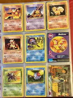 Vintage Pokemon Card Collection - No Binder Lot 5 Pages - Holo - Modern LP/NM - Image 3