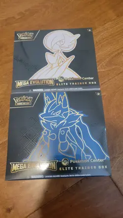 Pokemon Mega Evolutions Lucario&Gardevoir Elite Trainer Boxes ETB Pokemon Center - Image 1