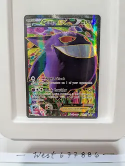 Pokemon TCG - Gengar EX 114/119 - XY Phantom Forces - Full Art, Ultra Rare DMG - Image 1