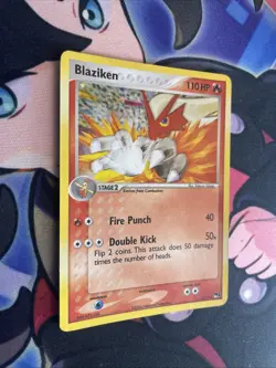 Blaziken Holo Rare 1/17 Pop Series 1 Pokemon TCG Card Mp - Image 2