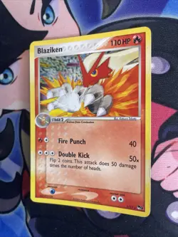 Blaziken Holo Rare 1/17 Pop Series 1 Pokemon TCG Card Mp - Image 3