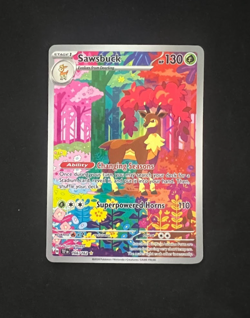 Sawsbuck 166/162 Scarlet & Violet Temporal Forces Pokemon Card NM Pack Fresh - Image 1