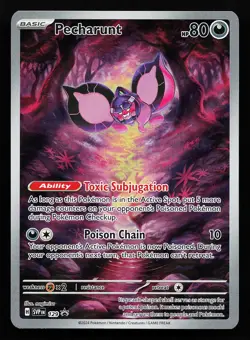 Pecharunt 129 Illustration Rare Scarlet & Violet Promo Pokemon Card - Image 1
