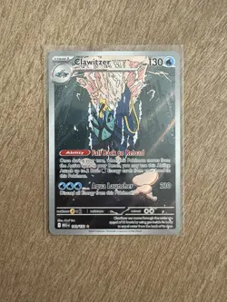Clawitzer 141/132 Pokemon Mega Evolution Illustration Rare - Image 1