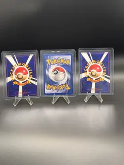 Pokemon Blastoise Nidoking Alakazam Holo Lot Vintage WOTC Base Set Rare TCG - Image 2