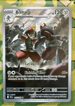 Bisharp 143/086 Pokemon TCG S&V Black Bolt Illustration Rare English - Image 1