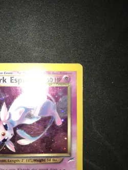 Pokemon TCG Dark Espeon 4/105 Neo Destiny Holo MP/Swirly - Image 3