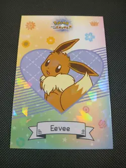 Pokemon Let's Go Eevee Database Set Peru Eevee Luck Cracked Ice US Seller - Image 1