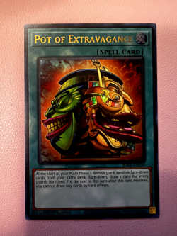 Pot Of Extravagance Ultra Rare RA01-EN059 25th Anniversary Rarity Yu-Gi-Oh! - Image 1