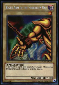 Yu-Gi-Oh! - Right Arm of the Forbidden One LCYW-EN304 Secret Rare Unlimited - Image 1