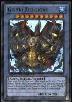 Yu-Gi-Oh! - Gishki Zielgigas 2012 DT07-EN081 Super Parallel Rare 1st Edition - Image 1