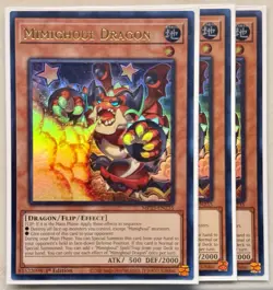Yugioh! 3x Mimighoul Dragon MP25-EN235 Ultra Rare 1st Ed NM - Image 1