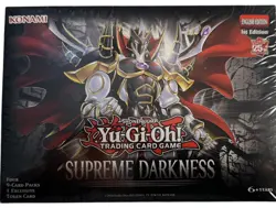 Yugioh Supreme Darkness Mini Box 1st Edition - Factory Sealed New! No Reserve! - Image 1