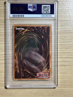 2021 Yu Gi Oh 1st Edition Crystal Clear Wing Synchro Dragon Rare PSA 9 Mint - Image 2