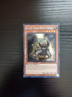 Yugioh - Reactan, Dragon Ruler of Pebbles - Secret Rare - BLMM-EN121 - Image 1