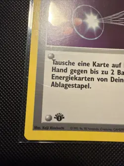 Pokemon TCG Energy Retrieval 081/102 Base Set Regular 1st Edition GERMAN Card - Image 5