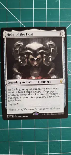 Helm of the Host Dominaria Card NM Condition MTG Magic the Gathering - Image 1