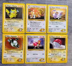 Pokemon Vintage GYM HEROES Card Lot 1999 WOTC - Image 2