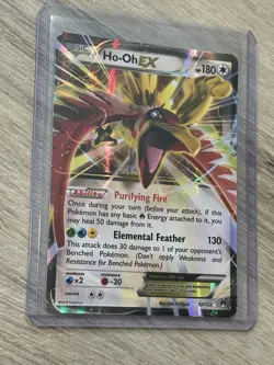 Ho-Oh-EX BREAKPoint 92/122 Holo Rare EX Pokemon TCG Card - Image 3