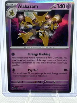 Alakazam Holo Rare NM #082/167 SV06: Twilight Masquerade Pokemon TCG Card - Image 1