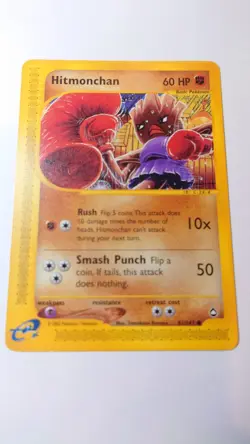 Pokemon TCG Card - Hitmonchan 81/147 Aquapolis Common - Image 1