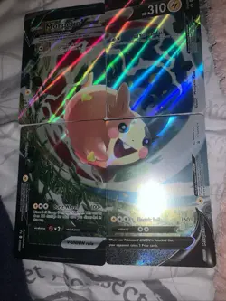 Morpeko V-Union 2022 SWSH Jumbo Rare Holo Pokemon Card - Image 1