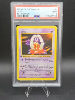 Pokemon Card 31/102 Jynx 1st Edition Base Set English - PSA 9 NEW CERT - Image 1