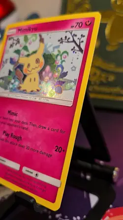 Mimikyu Promo SM163 Team Up Blister Pokemon Card Sun & Moon Holo - Image 2
