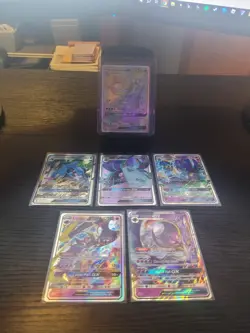 Pokemon 6 Card Set w/ Primarina GX 149/145 Secret Rainbow Rare S&M (Check Desc) - Image 1