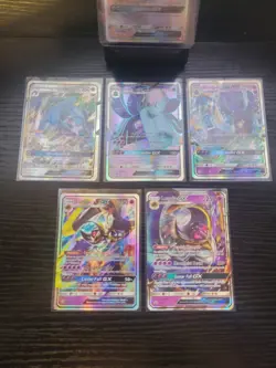 Pokemon 6 Card Set w/ Primarina GX 149/145 Secret Rainbow Rare S&M (Check Desc) - Image 2